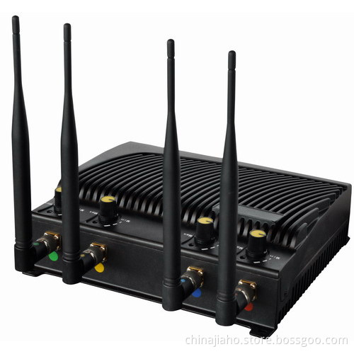 Adjustable Desktop Cell Phone Jammer with Four Bands - Shielding Radius Range 40 Meters (JH_JAM_034)
